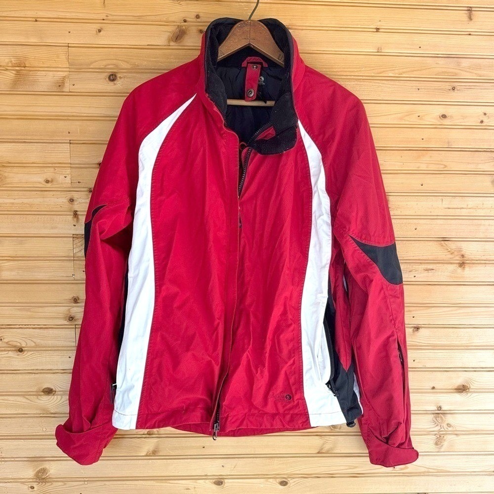 Guide Series Jacket Red Black Medium Y2K Activewear Hiking Camping Outdoors